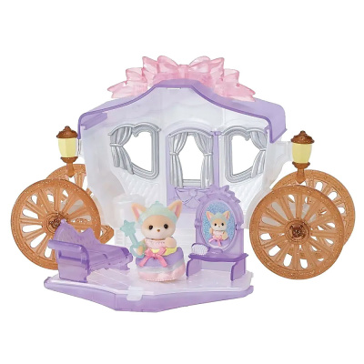 Игровой набор Sylvanian Families Ледяная королевская карета Epoch 2157 01